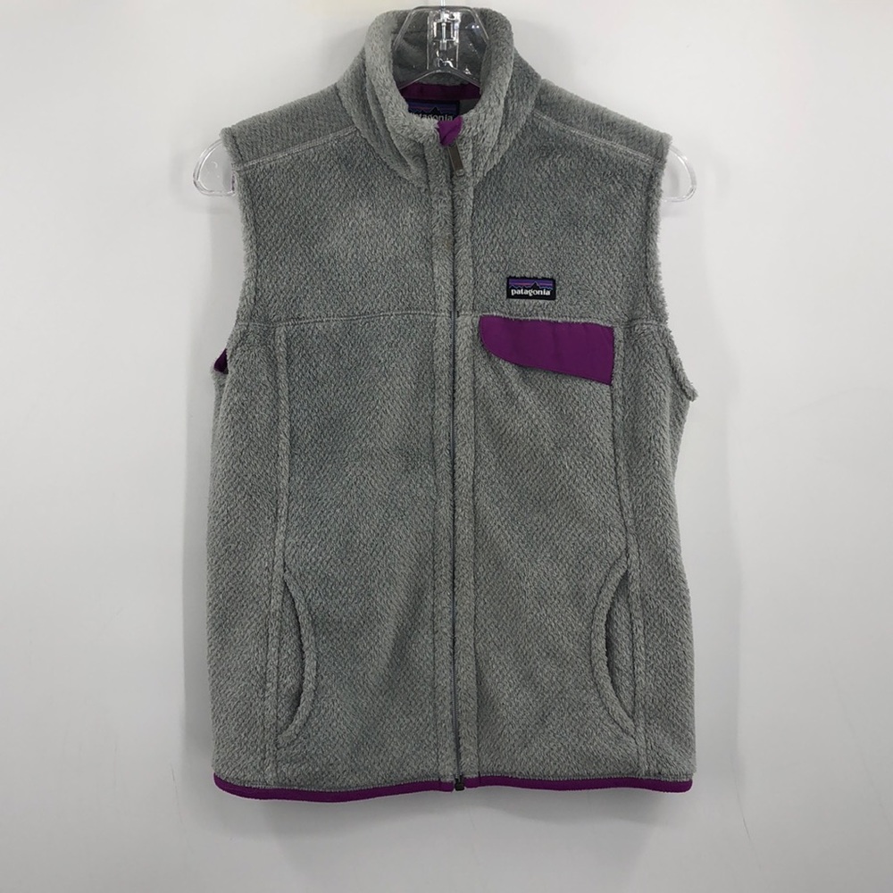 Patagonia Re-Tool Worn Wear- W’s Vest Gray Women’s Size Medium